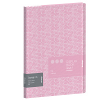 Папка с 20 вкладышами Berlingo 'Starlight S', 17мм, 600мкм, розовая, с внутр. карманом, с рисунком