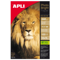 Фотобумага для струйных принтеров Apli А6, 100 листов, 240 г/м2, глянцевая
