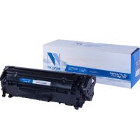 Картридж лазерный Nv Print Q2612A/FX10/703, черный, совместимый