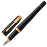 Перьевая ручка Parker Urban Core F, черный/позолоченный корпус, 1931593
