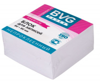 Блок для записей непроклеенный Bvg Premium белый, 90х90х45мм