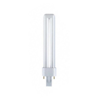 Лампа энергосберегающая Osram Dulux S 11Вт, G23, 2700К, теплый белый свет, U-образная