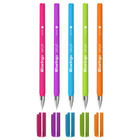 Шариковая ручка Berlingo Starlight синяя, 0.5мм, ассорти корпус