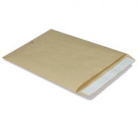Пакет почтовый бумажный плоский Pigna B4 крафт, 250х353мм, 100г/м2, 1шт, стрип