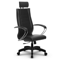 Кресло офисное Метта B 2b 34P/K116, экокожа, черная, крестовина пластик 17831