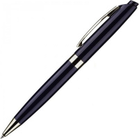 Ручка шариковая автоматическая Attache Boss синяя, 0.5мм, синий корпус