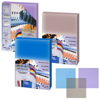 Обложки для переплета пластиковые Profioffice синие, А4, 200 мкм, 50шт, 59045