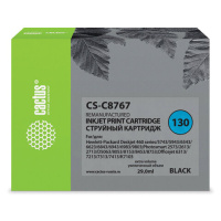 Картридж струйный Cactus CS-C8767 №130, 32мл, черный