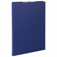 Папка-планшет с зажимом Staff Everyday синяя, А4, картон-бумвинил