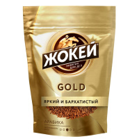 Кофе растворимый Жокей Gold 150г, пакет