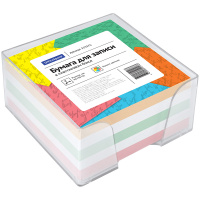 Блок для записей в подставке Officespace цветной, 90х90мм, 500 листов