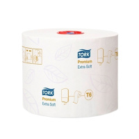 Туалетная бумага Tork Premium T6, 127510, в рулоне, 70м, 3 слоя, белая