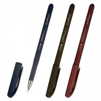 Шариковая ручка Bruno Visconti SoftWrite 0.5мм, синяя, корпус ассорти