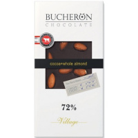 Шоколад BUCHERON горький с миндалем, 100г