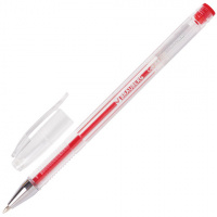 Ручка гелевая Brauberg Zero красная, 0.5мм