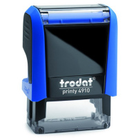 Оснастка для прямоугольной печати Trodat Printy 26х9мм, синяя, 4910