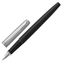 Перьевая ручка Parker Jotter Bond Street Black CT F, черный корпус, 2030947