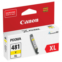 Картридж струйный CANON (CLI-481Y XL) для PIXMA TS704 / TS6140, желтый, ресурс 512 страниц, оригинал
