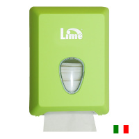 Диспенсер для туалетной бумаги листовой Lime зеленый, mini, V укладка, A62201VES