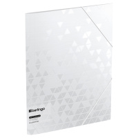 Пластиковая папка на резинке Berlingo DoubleWhite белая, A4, 600мкм