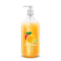 Жидкое мыло с дозатором Grass Milana 1л, манго и лайм, 125418