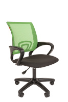Кресло офисное Chairman 696  LT ткань, светло-зеленая DW, черная TW, крестовина пластик