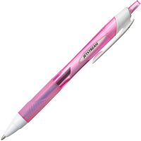 Шариковая ручка автоматическая Uni Jetstream SXN-150RT черная, 1мм, розовый корпус