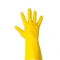 Перчатки латексные ClearLine р. S, желтые, 1 пара