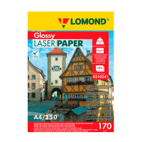 Фотобумага для лазерных принтеров Lomond А3, 250 листов, глянцевая, 170 г/м2