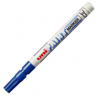 Маркер промышленный перманентный Uni Paint PX-21 синий, 0.8-1.2мм, круглый наконечник