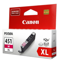 Картридж струйный Canon CLI-451M XL, пурпурный