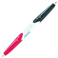 Ручка шарик двустор MAPED TWIN TIP 2, 1мм, чер/крас, дисплей