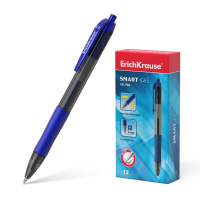 Ручка гелевая автоматическая ErichKrause Smart-Gel, синяя