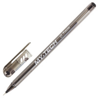 Шариковая ручка Pensan My-Tech черная, 0.7мм, тонированный корпус