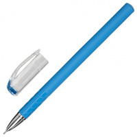 Ручка гелевая Staff College синяя, 0.3мм, синий корпус