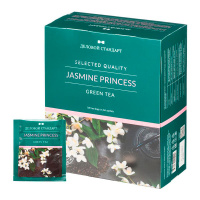 Чай Деловой Стандарт Jasmine Princess, зеленый с жасмином, 100 пакетиков