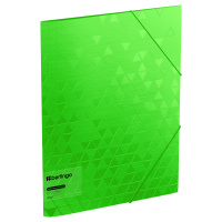 Пластиковая папка на резинке Berlingo Neon зеленый неон, 600мкм