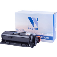 Картридж лазерный Nv Print CF330XBk, черный, совместимый