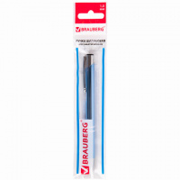 Шариковая ручка Brauberg Win синяя, 1мм, ассорти корпус