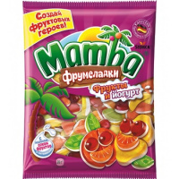 Мармелад жевательный MAMBA фрукты и йогурт, 140 г