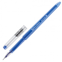 Ручка гелевая Brauberg Diamond синяя, 0.25мм, голубой корпус