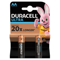 Батарейка Duracell Ultra Power AA LR06, 1.5В, алкалиновая, 2шт/уп