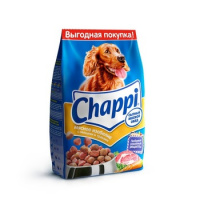 Сухой корм для собак Chappi Сытный Мясной обед мясное изобилие с овощами и травами, 2.5кг