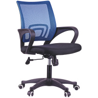Кресло офисное Officespace SP-M96 ткань, синяя, крестовина пластик
