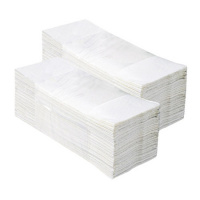 Бумажные полотенца Vclean ПZ2.1.5 листовые, белые, Z укладка, 150шт, 2 слоя