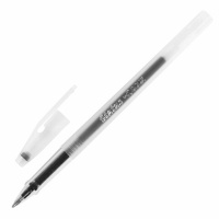 Ручка гелевая Союз Status черная, 0.7мм, полупрозрачный корпус