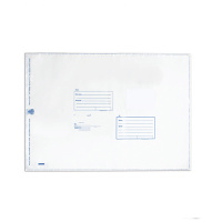 Пакет почтовый полиэтиленовый Suominen белый, 320х355мм, 70мкм, 1шт, стрип, Куда-Кому