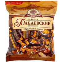 Конфеты фасованные Бабаевский Оригинальные, 200г фундук какао