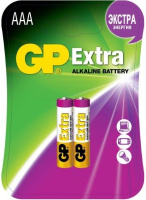 Батарейка Gp Extra Alkaline 24AX AAA LR03, 2шт/уп