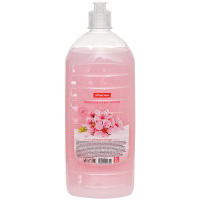 Жидкое мыло с дозатором Officeclean 1л, цветущая сакура